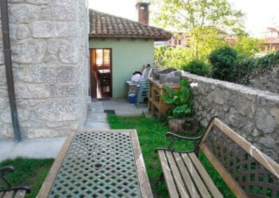 Patio casa rural 2 Llanes