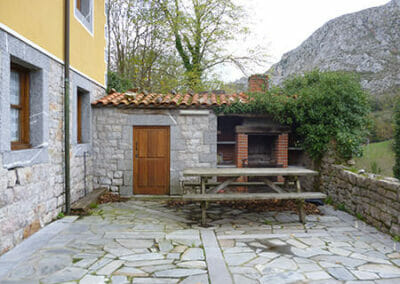 Patio casa rural 1 Cangas de Onís
