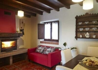 Salón casa rural 8 en Gijón