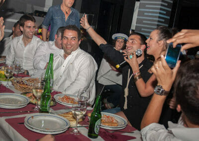 Despedidas cena Vigo