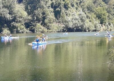 Descenso en familia río Nalón