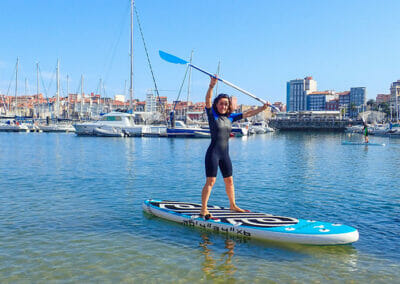 Paddle ssurf con grupos Gijón