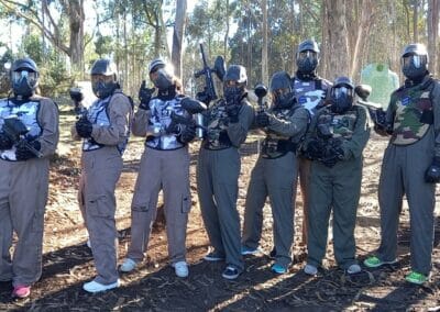 Guerra por grupos de paintball Coruña