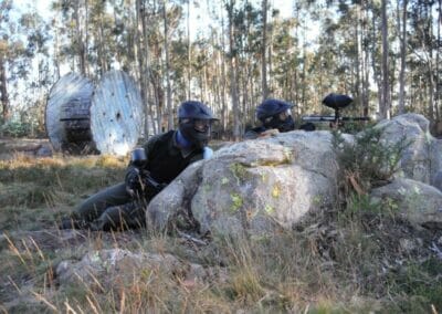 Paintball con amigos en Coruña