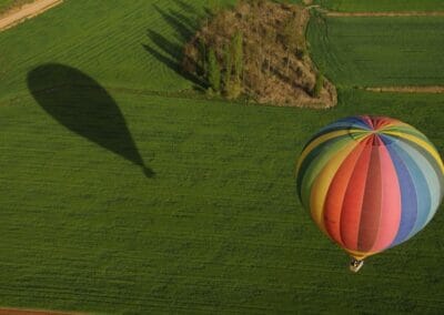 Paseo en globo con la familia Segovia