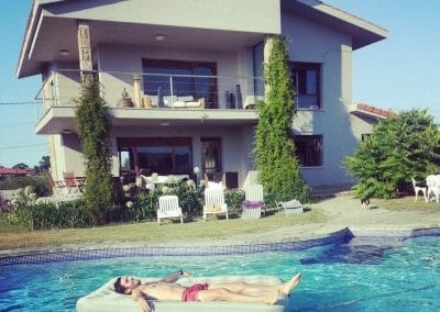 Piscina casa rural 10 Gijón