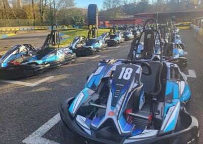 Karts preparados para salir
