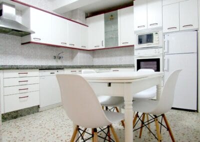 Piso 10 en León para despedidas: cocina